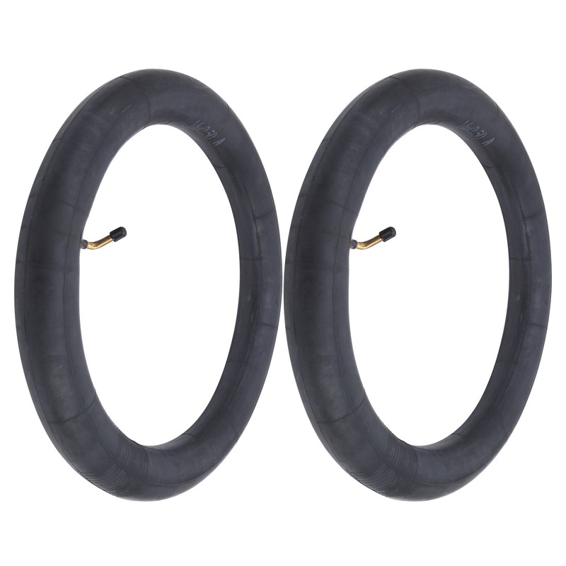 2Pcs Inner Tyre Tube Tire Butyl Rubber W/Bend Valve for