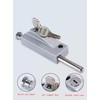 PINGPINGXIE Patio Door Lock，Sliding Patio Door Keyed with Door Latch