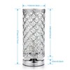 Crystal Table Lamp Touch Control Dimmable Accent Desk Lamp Bedside