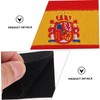 IWOWHERO 2pcs Embroidered Flag Badge National Flag Applique Dense Polyester