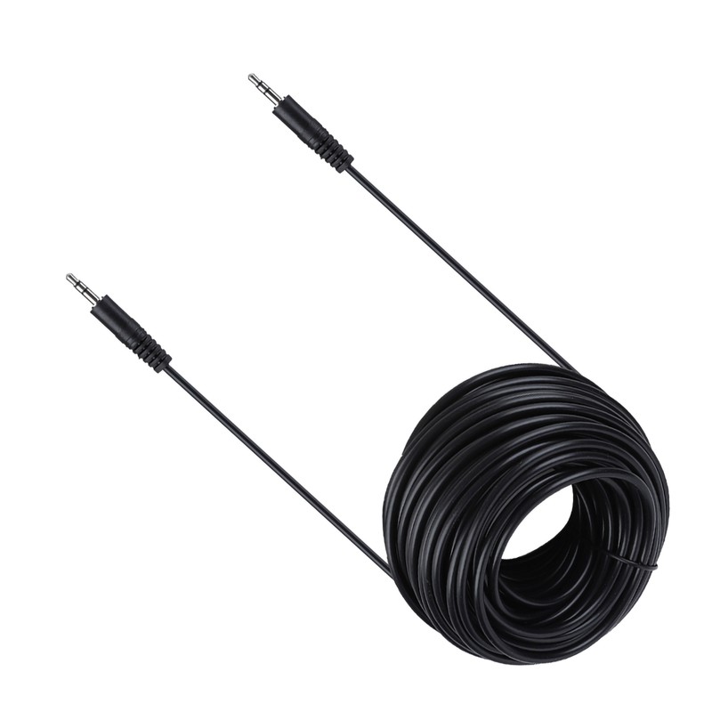 3.5mm Copper Male to Male Shielded Audio Cable for Speakers