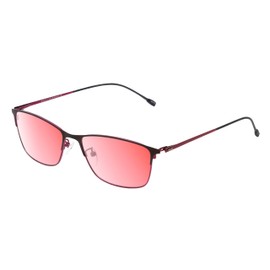 Calabria Mckinley Pink Tint FL-41 Reading Glasses +1.00 Purple Mauve Metalic Women Blue Light Sensitive FL41 Readers