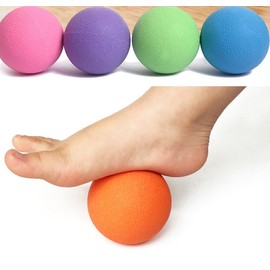 Stretching single massage ball stretching ball acupressure Single massage ball orange 5ea