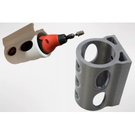 DNA Horizontal Wall Mount Holder for Rotary Tool Milwaukee C12, Dremel, DeWalt