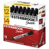 Sharpie Esterbrook Marcadores Permanentes, Punta Cincel, Negro, 14 Piezas