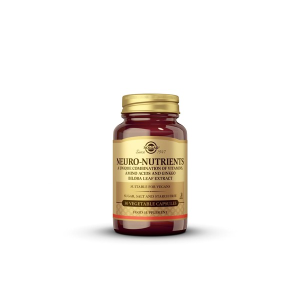 SOLGAR Solgar Neuro-Nutrients Vegetable Capsules - Rich in Nutrients for
