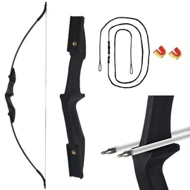 SPG Archery Adult Recurve Bow - Takedown Recurve Bows for Adults Beginner Youth 20lb 30 lb 40lb Ambidextrous Bows for Right and Left Handed Adults Teenagers Beginners (40 LBS)