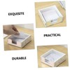 jojofuny 2Pcs Marble Pad Organizer Stylish Office Storage Box for