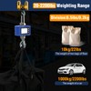 Digital Crane Scale,2200lb/1T Heavy Duty Digital Hanging Scale,Crane Scale Industrial