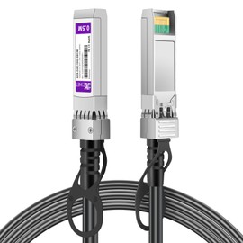 XZSNET 10G SFP+ DAC, 10GBASE-CU SFP+ to SFP+ Direct Attach Copper Passive Twinax Cable Compatible for Cisco SFP-H10GB-CU0.5M, Ubiquiti UACC-DAC-SFP10-0.5M, Meraki, Netgear and More, 28AWG, 0.5M