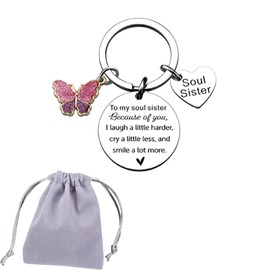 Keyring Gift for Friends, Birthday, Original Gift Ideas for Friends, Gift for Best Friend, Gift for Women, Birthday, Gift for Friendship, Colleague, Gift, multicoloured