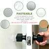 4 PCS 1" Thick x 1.6" Clear Silicone Door Stoppers