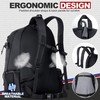 GoHimal Lacrosse Bag Extra Large Lacrosse Backpack with Tow Stick