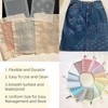 32 PCS Sashiko Stencil Kit, 5.1 x 5.1 Inch Plastic