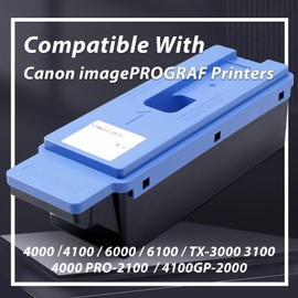Upgraded MC-30 Maintenance Cartridge Compatible With Canon imagePROGRAF 4000 PRO-2100 4000 4100 6000 6100 TX-3000 3100 4000 4100 GP-2000 Printers, adjust ink balance ensure efficient printer operation