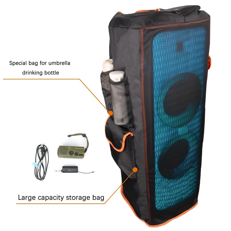 BXAXGX Compatible with JBL PartyBox 1000 Speaker Protective Cover, Double-Layer