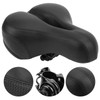 Mountain Bike Saddle Comfortable Microfiber Leather HollowCarved Spring Bike Saddle