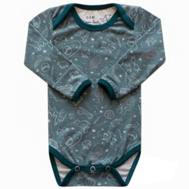 Copper Pearl Long Sleeve Bodysuit Hogwarts