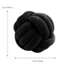 SZETOSY Knotted Ball Throw Pillow Round Plush Decoration Cushion for