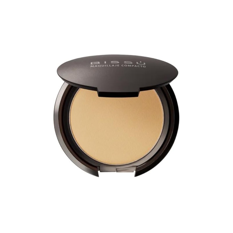 Bissú Maquillaje Compacto, Polvo Mate en 15 Tonos, Sin Aceites,