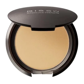 Bissú Maquillaje Compacto, Polvo Mate en 15 Tonos, Sin Aceites, Reduce Brillo y Líneas de Expresión (06 Natural Beige, Mediano)