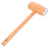 Ciieeo Wooden Meat Tenderizer Hammer Steak Mallet for Burger Smasher