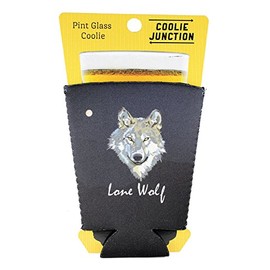Lone Wolf Pint Glass Coolie