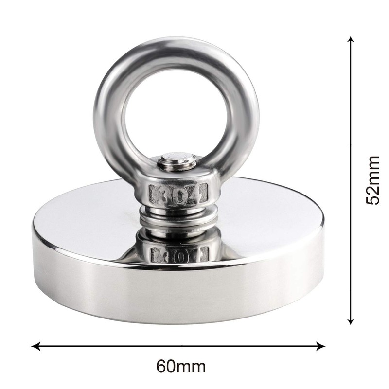 DIYMAG Super Strong Neodymium Fishing Magnets, 500 LBS(227 KG) Pulling