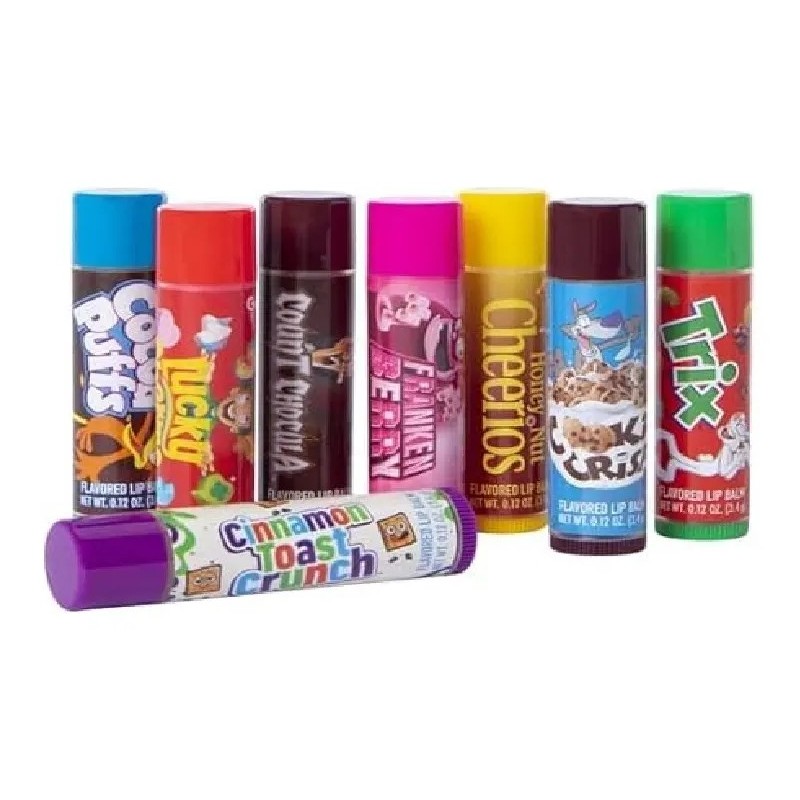 8 Lip Balsamos, Varios Cereal Nestle, Original