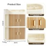 Organizador De Maquillaje 3 Capas Con Puerta Transparente
