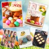 2-pack Easter Egg Silicone Molds for Cake Decorating,Peanut Butter Chocolate,