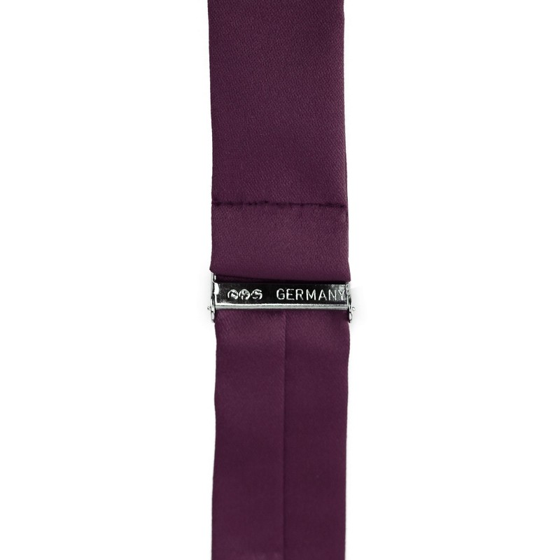 TigerTie Men's Plain Braces - Purple - One size
