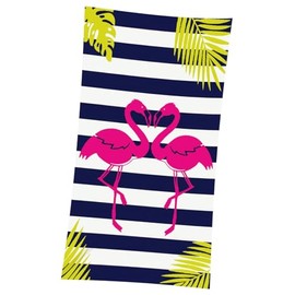 PremiumShop321 Strandtuch Badetuch Velours Strandlaken 90x170 P.K. Flamingo Paar 269484