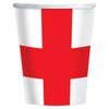 SHATCHI 20Pcs England Paper Cup St George Party Supplies for