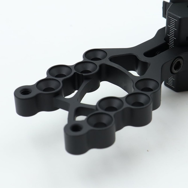 Sarini 5 Pin Compound Bow Sight,Archery Bow Sight,Black Aluminum Alloy