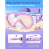 Supertrip Kids Swimming Goggles with Nose Cover for Ages 6-14,