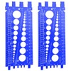 Hoteam 2 Pieces Nut Bolt Thread Gauge Checker Plastic Bolt