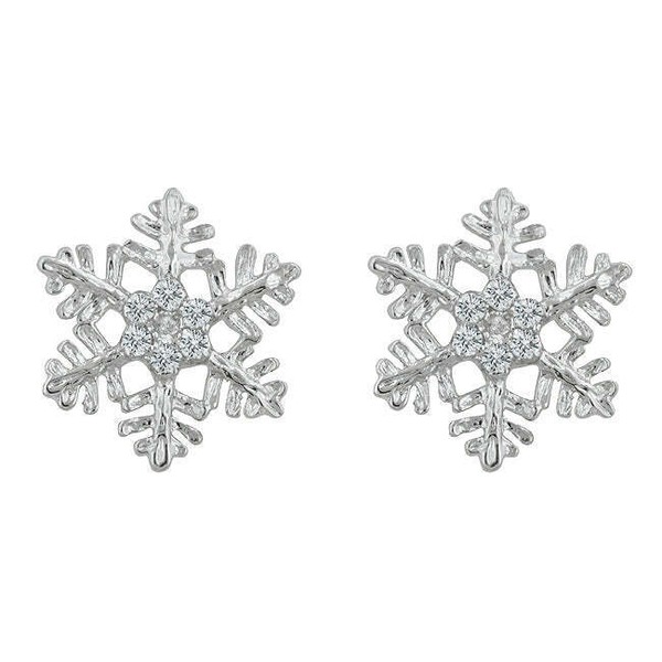 Snowflake Stud Earrings