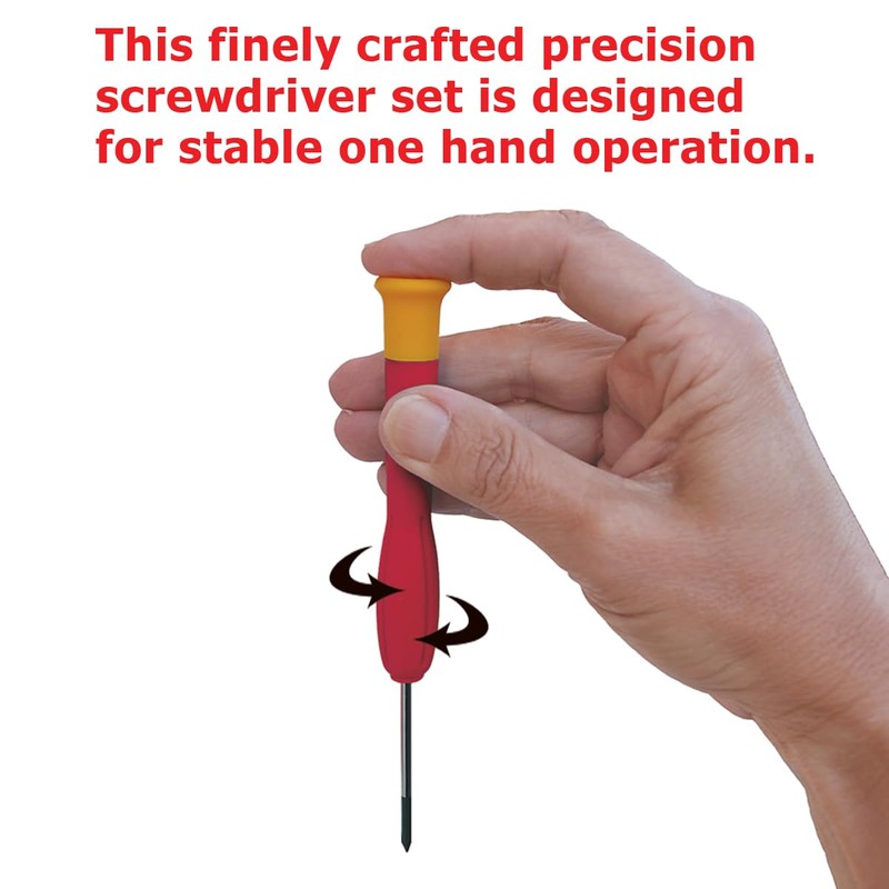IVY Classic 17106 6-Piece Precision Screwdriver Set, Chrome Vanadium Steel,