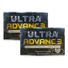 Ultra Advance Con Magnesio 2 Cajas Con 30 Caps 500 Mg Sabor Sin Sabor
