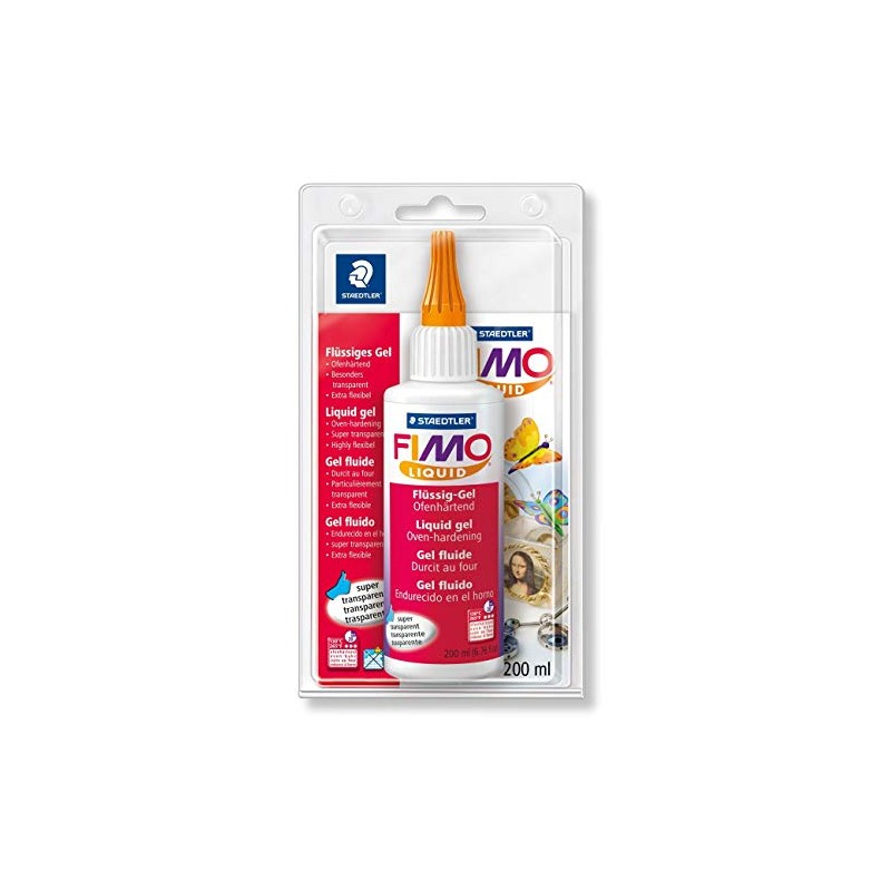 STAEDTLER 8051-00 BK Fimo Liquid Decorative Gel 200 ml