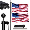 20FT Sectional Flag Pole Kit, Heavy Duty Aluminum Outdoor In-Ground
