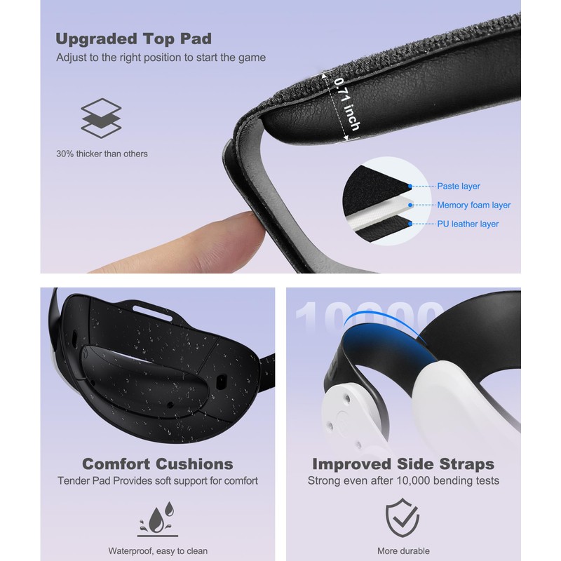 Elite Replacement Belt Ergonomic Stress Relief and Balance Support (Head