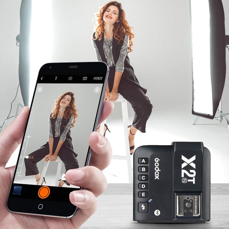 Godox X2T-N Wireless Flash Trigger Compatible with Nikon Camera Bluetooth