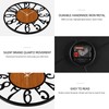 Maxstar Round Wall Clock for Living Room Decor Battery Operated