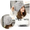 Plus Nao Women's Lace Cap, Summer Knit Hat, Embroidered, Floral