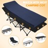 CYMULA Camping Cot Mattress 2in Memory Foam Sleeping Pad,Soft Warm
