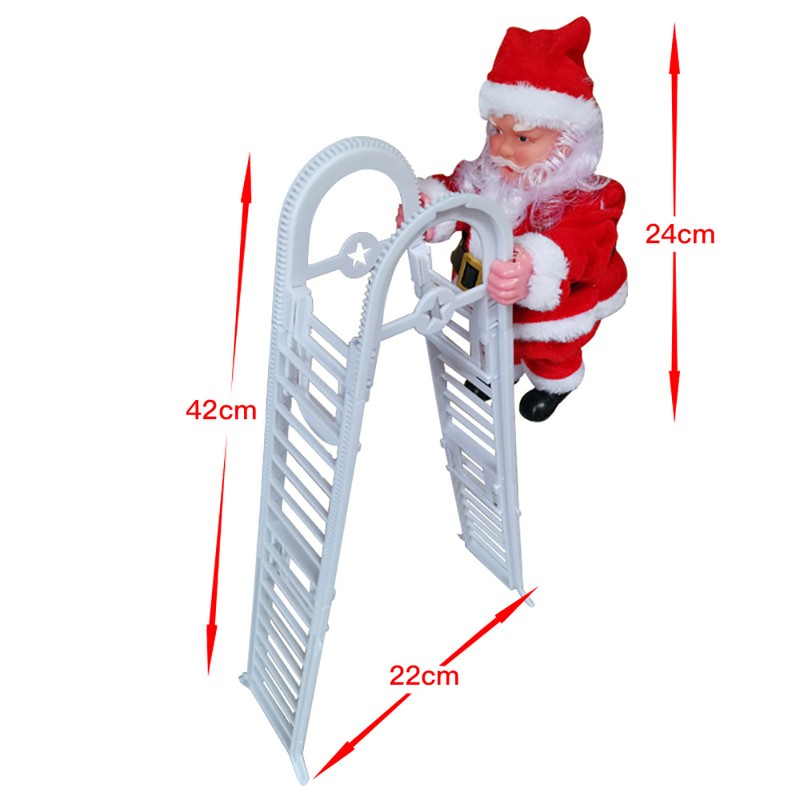Christmas Decoration Supplies Electric Climbing Ladder Christmas Tree Ornament Toys