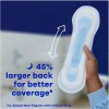 Always Maxi Pads Size 4 Overnight Absorbency Unscented without Wings,