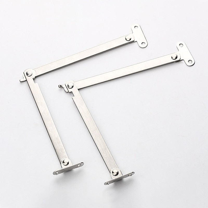 OioTuyi Pack of 2 flap holders, flap hinge, all-metal folding